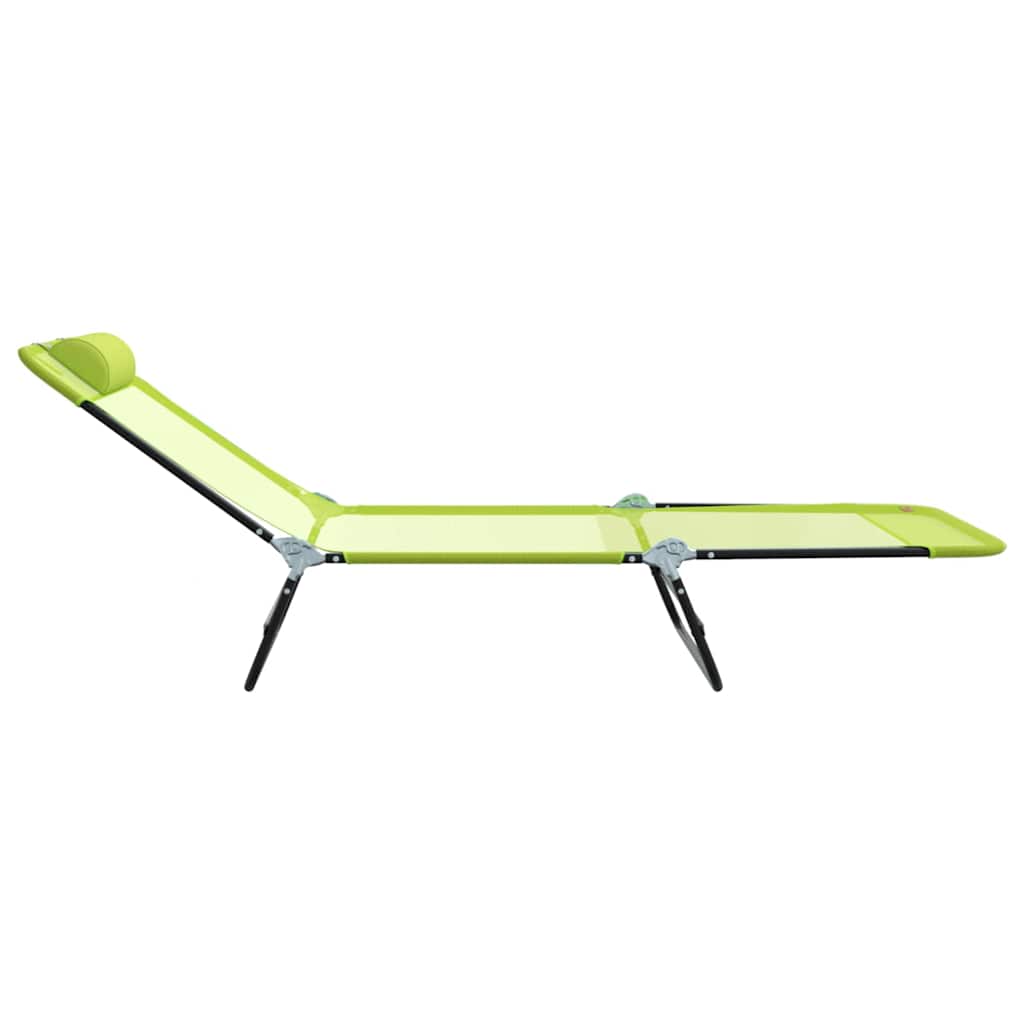 Klappbare Sonnenliege Creme 182 x 55 x 85,5 cm Textilene