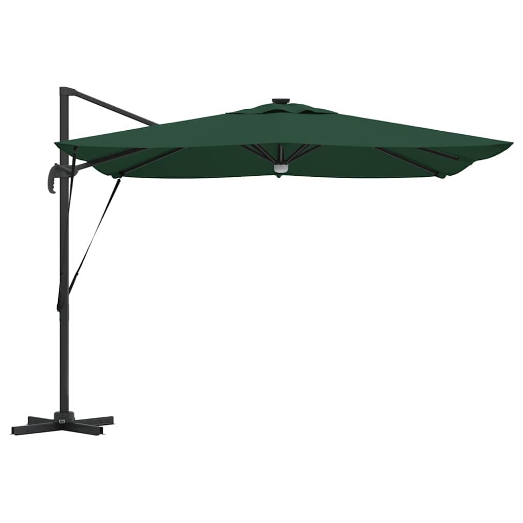 Roma Parasol Beige 286 x 284 x 270 cm Aluminium und Polyester