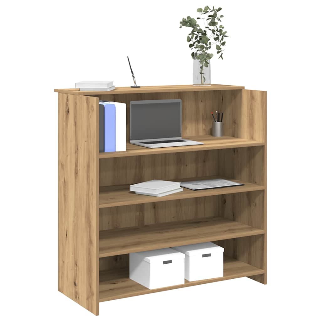 Empfangstresen Weiß 100 x 50 x 103,5 cm Holzwerkstoff