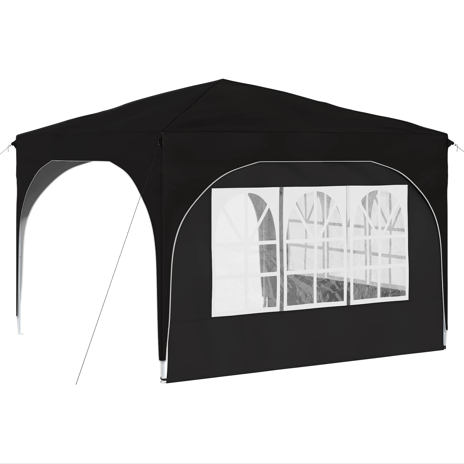 Pop-up Partyzelt 290 x 290 x 245 cm Creme