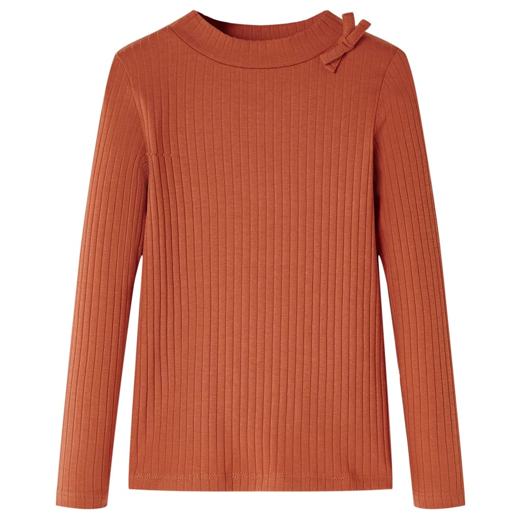 Kinder-Langarmshirt Ocker 104