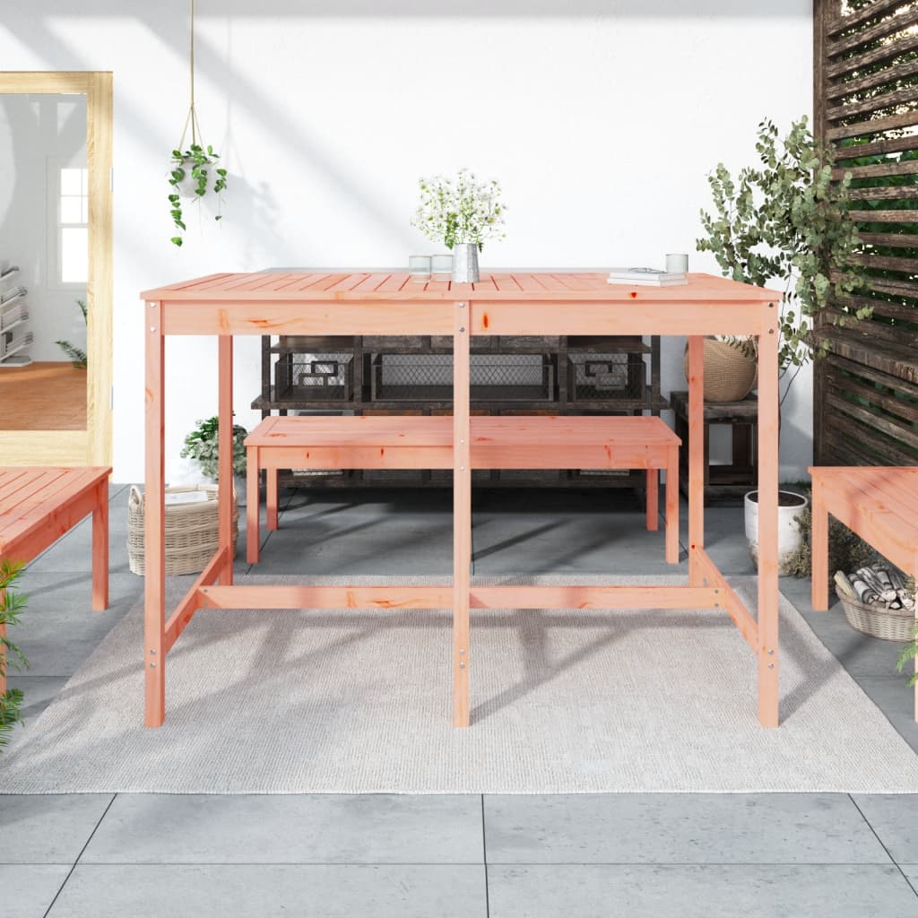 Gartentisch 82,5x82,5x110 cm Massivholz Kiefer