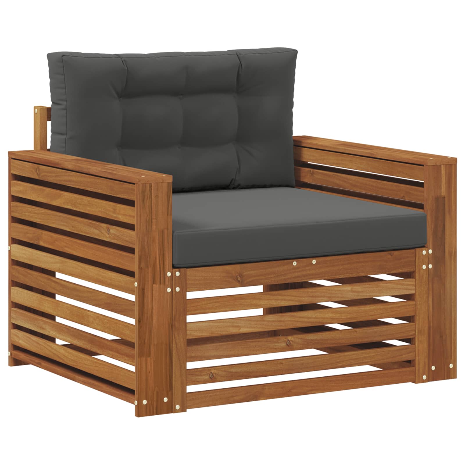 2 Stück Outdoor-Sofa Natur