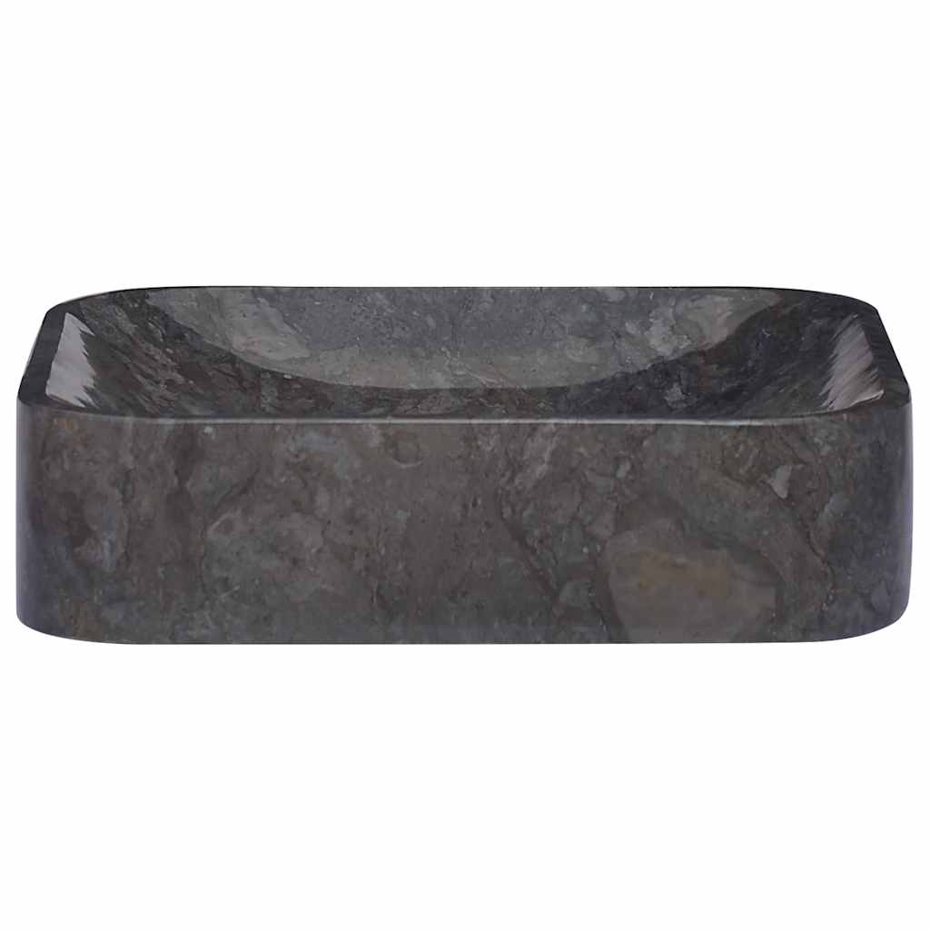 Waschbecken Creme 40x40x10 cm Marmor