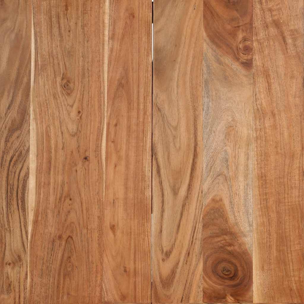 Bistrotisch 60x60x77 cm Raues Mangoholz