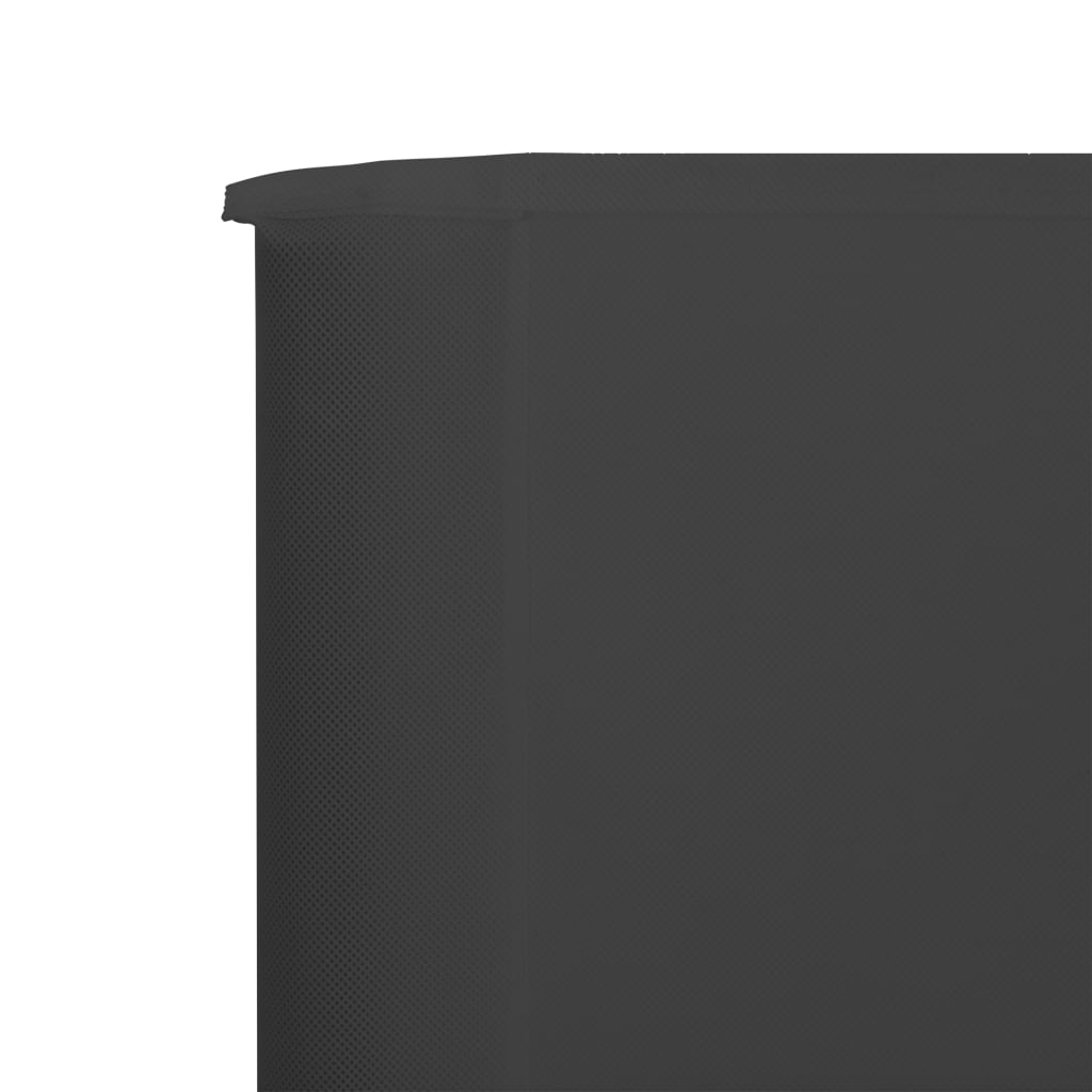 3-teiliges Windschutzgewebe 400 x 120 cm Weiß