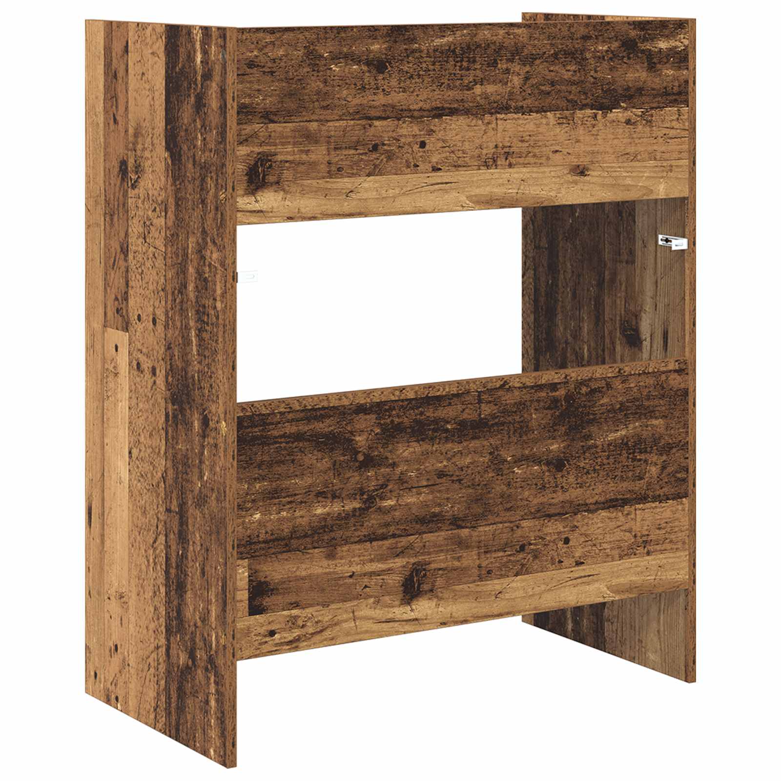 DJ Tisch Weiß 102 x 45 x 102 cm Holzwerkstoff