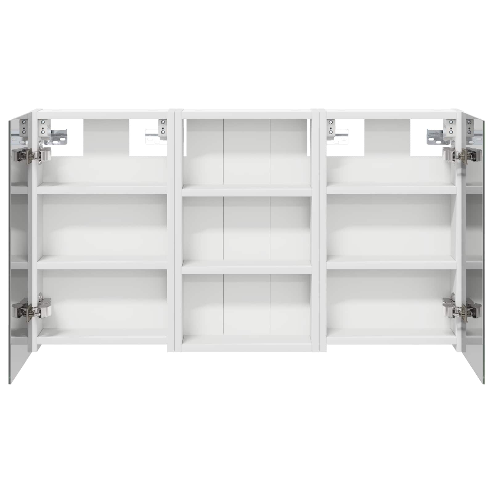 Badezimmerschrank-Set 3 pcs 80 x 10,5 x 50 cm Holzwerkstoff