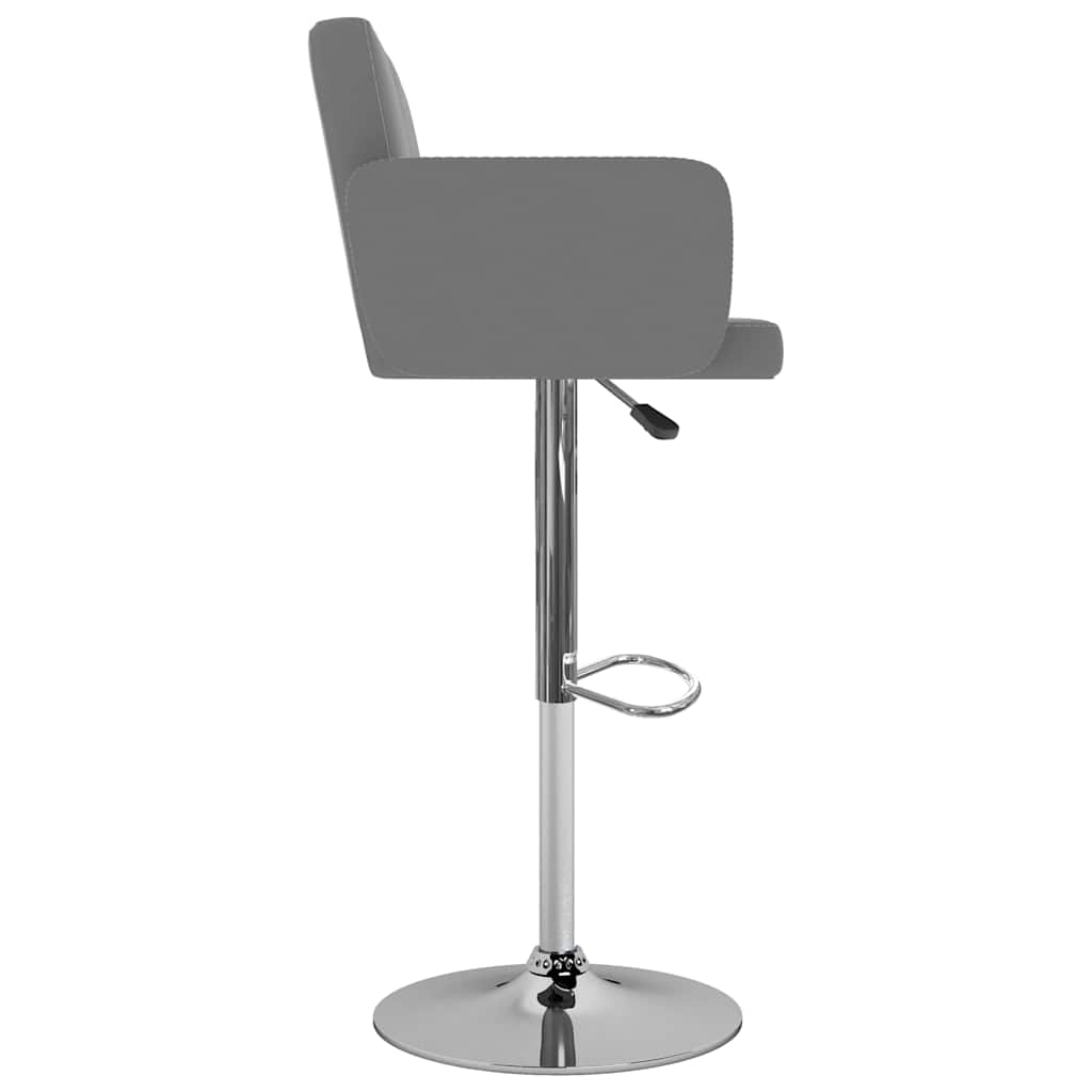 Barhocker 2 Stk. Weiß Kunstleder