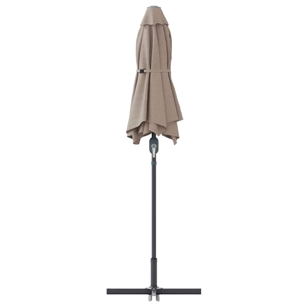 Garten-Sonnenschirm Sand 370 x 197 x 239 cm