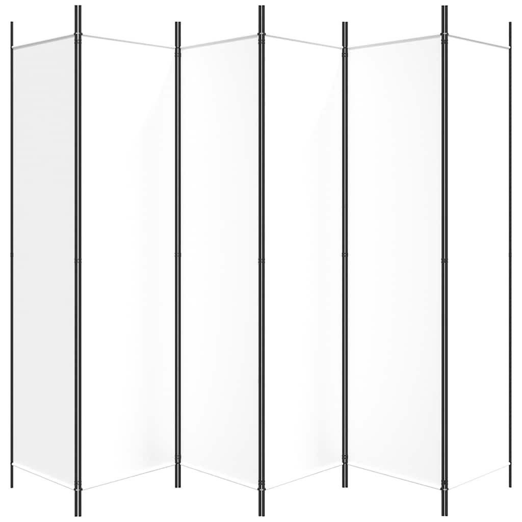 3-tlg. Paravent Schwarz 150x200 cm Stoff