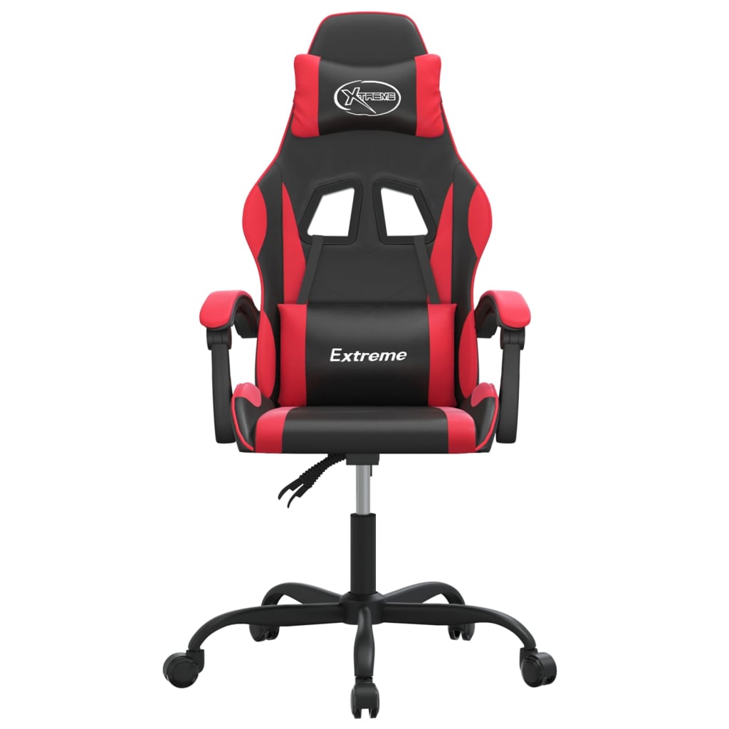 Gaming-Stuhl Drehbar Schwarz und Grün Kunstleder