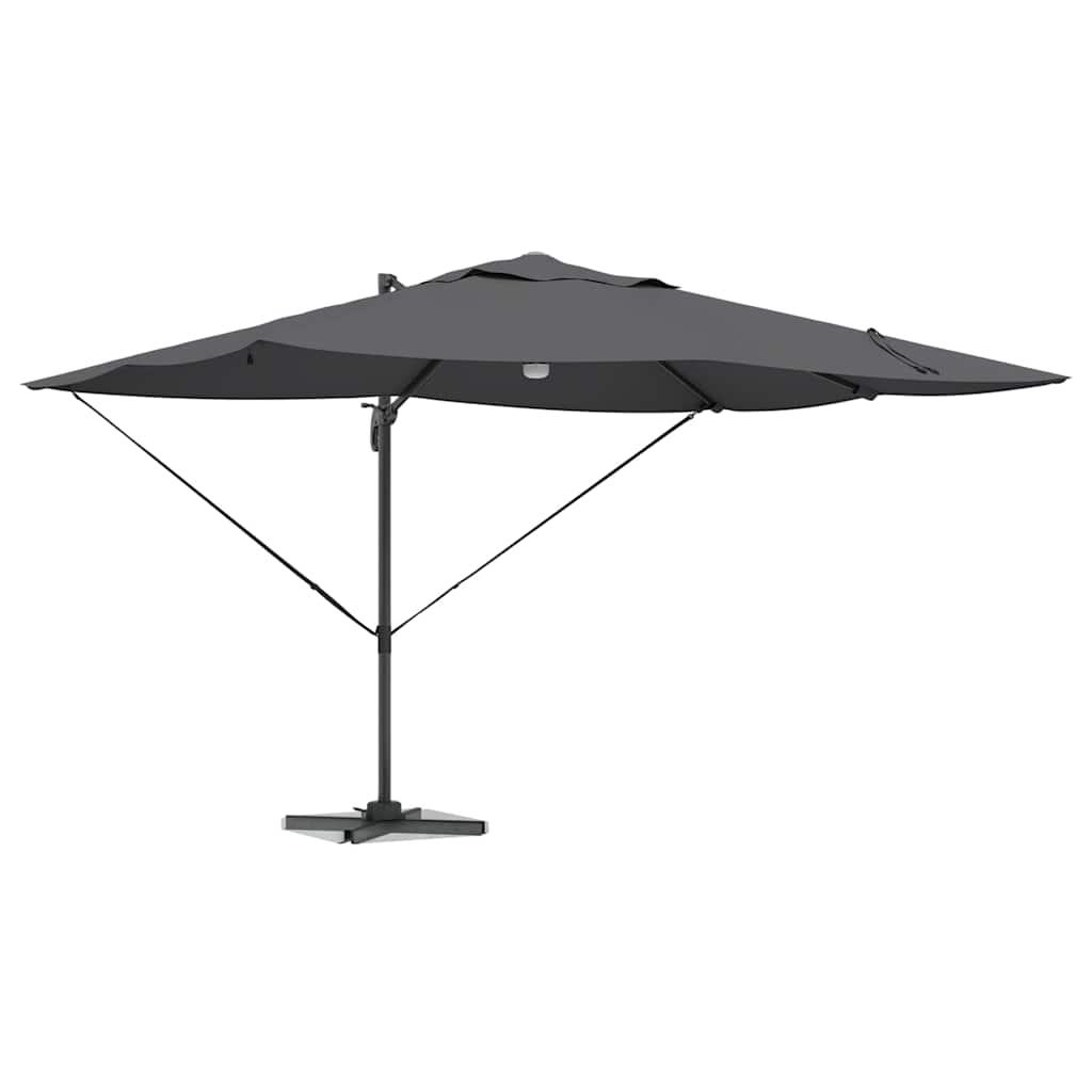 Sonnenschirm Sand 351 x 250 x 253 cm Polyester und Aluminium
