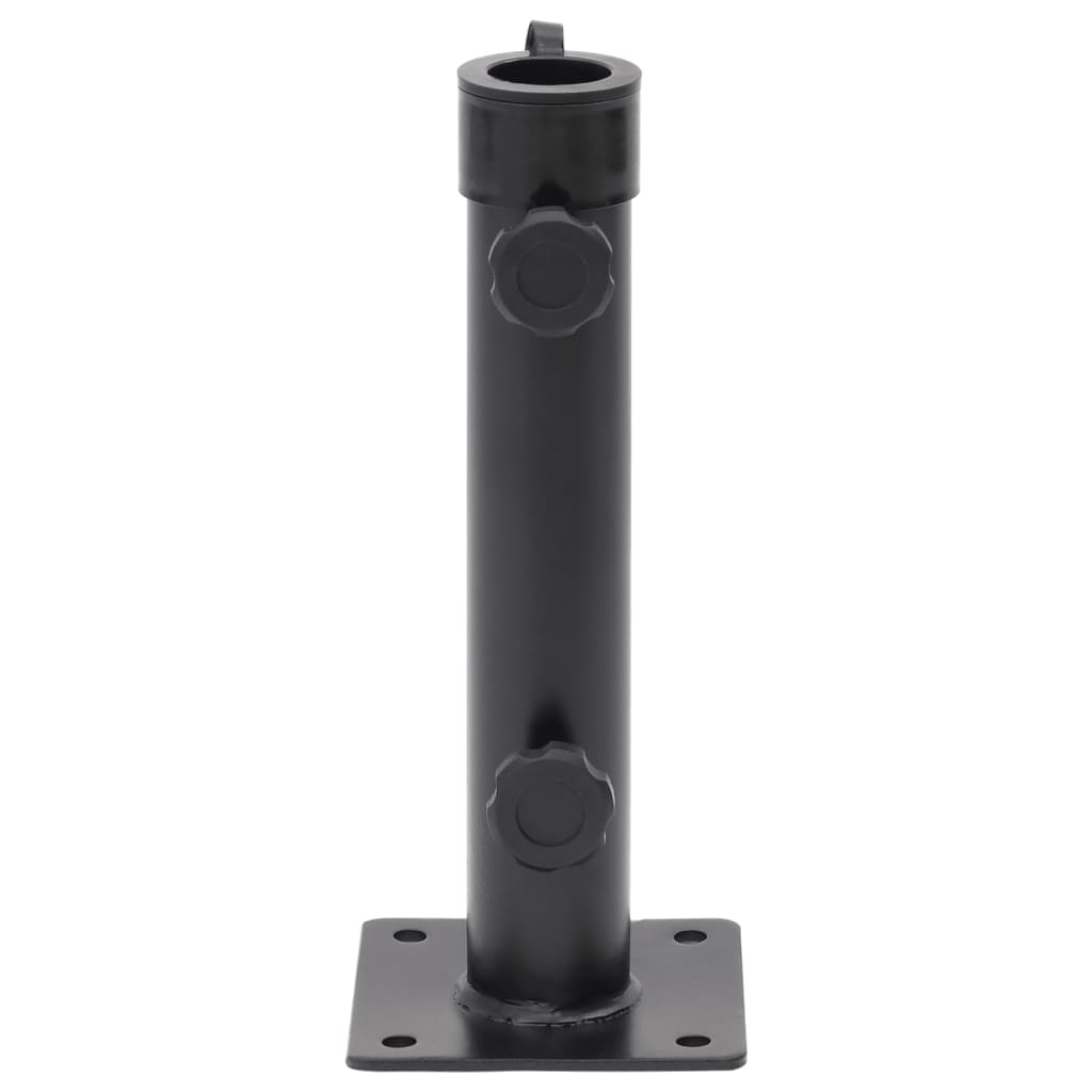 Sonnenschirmständer für Ø38/48 mm Mast Silbern Stahl