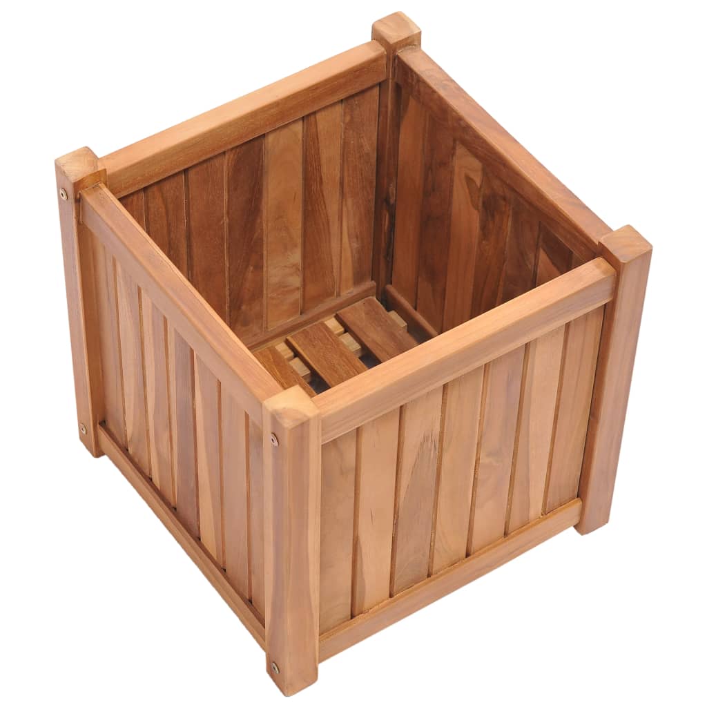 Hochbeet 150x30x25 cm Massivholz Teak