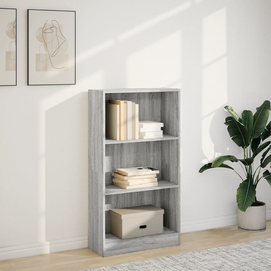 Bücherregal Weiß 40x24x75 cm Holzwerkstoff
