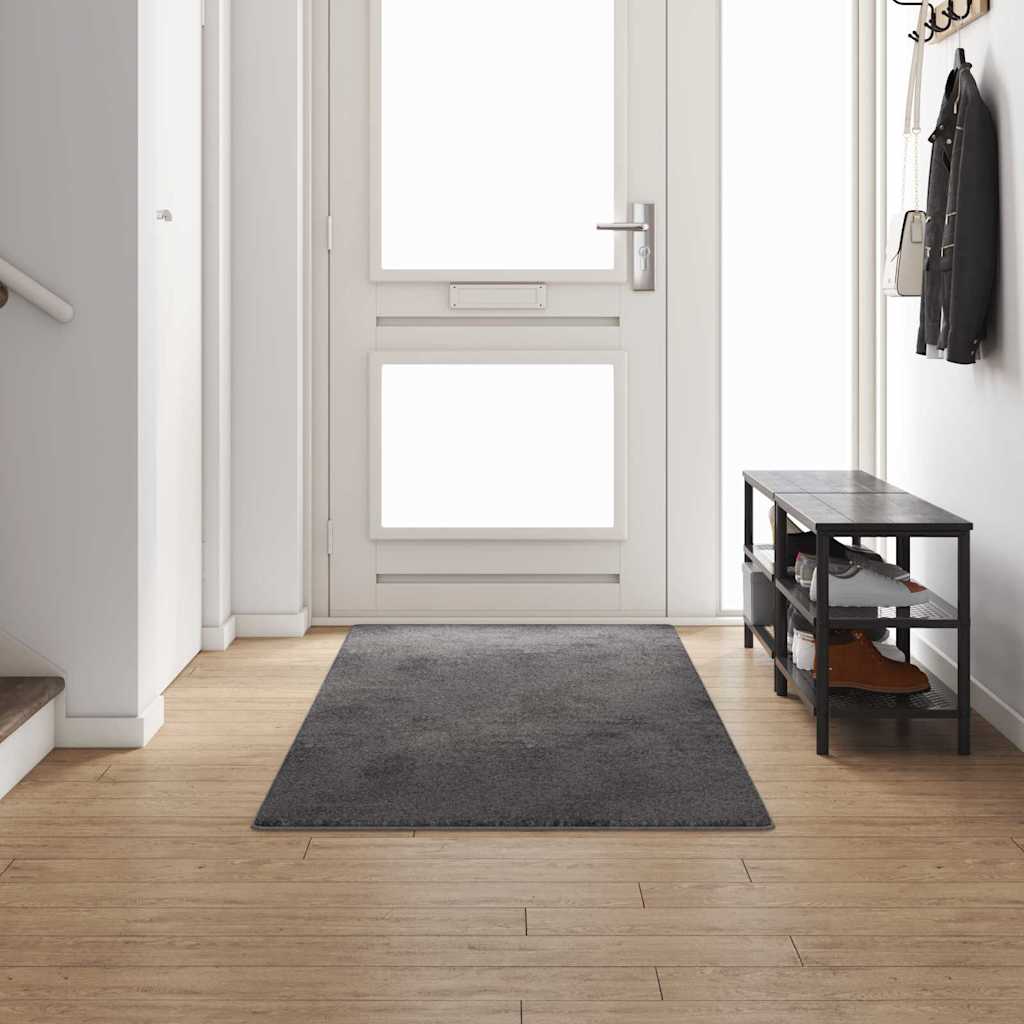 Teppichläufer Grau 50 x 100 cm 100% Polypropylen Tuft