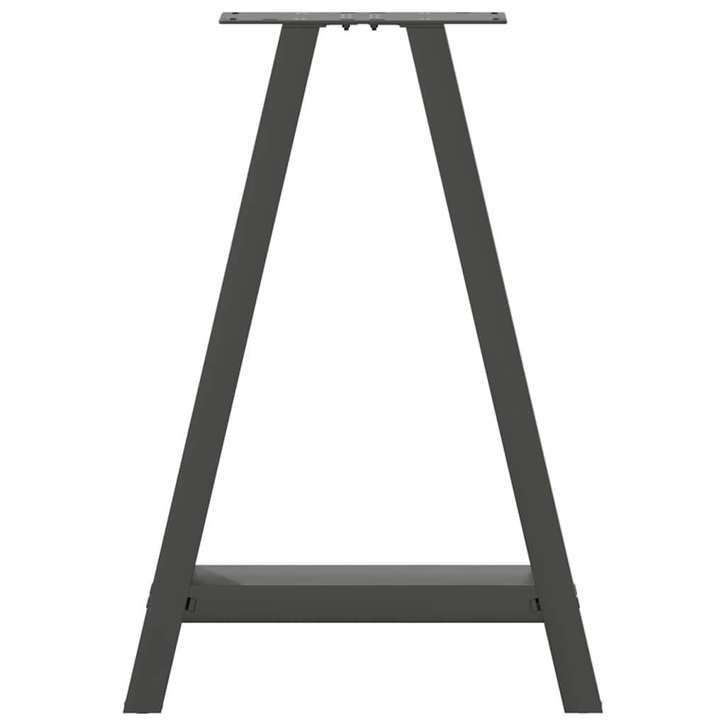 Couchtischbeine A-Form 2 Stk. 30x(30-31) cm Stahl