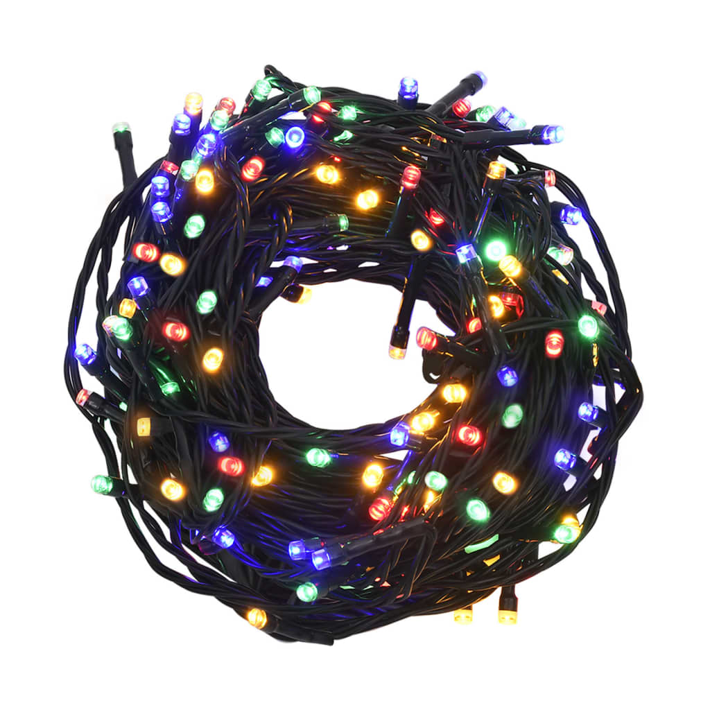 Lichterkette mit 400 LEDs Blau 40 m 8 Lichteffekte