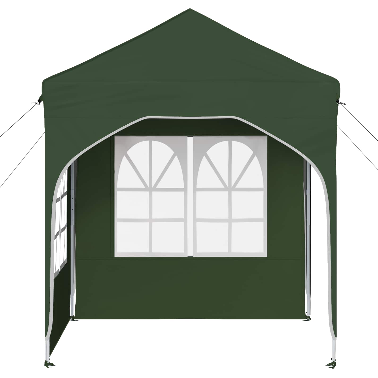 Pop-up Partyzelt 194 x 194 x 245 cm Creme