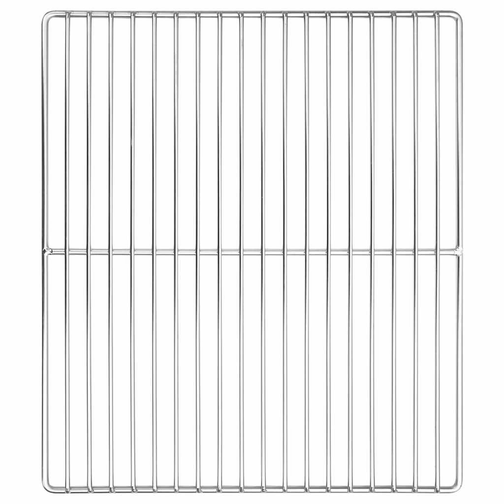 Grillrost Silber 40 x 30 cm Edelstahl