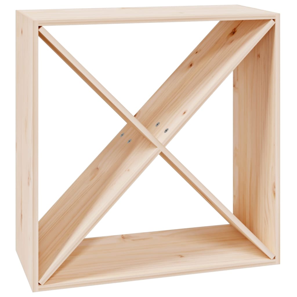 Weinschrank 56 x 25 x 56 cm Massivholz Kiefer