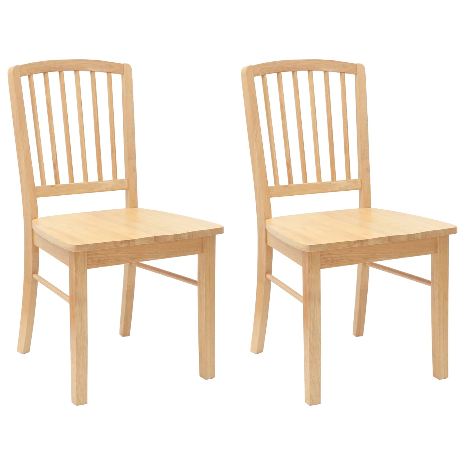Esszimmerstühle 2 pcs Hellbraun 50 x 52,5 x 91 cm