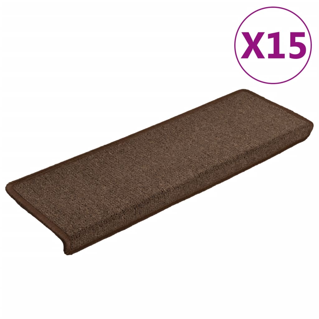 Stufenmatten 15 Stk. 65x21x4 cm Anthrazit Rechteckiger Rand