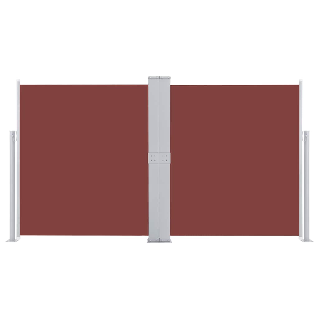 Ausziehbare Seitenmarkise 160×600 cm Braun
