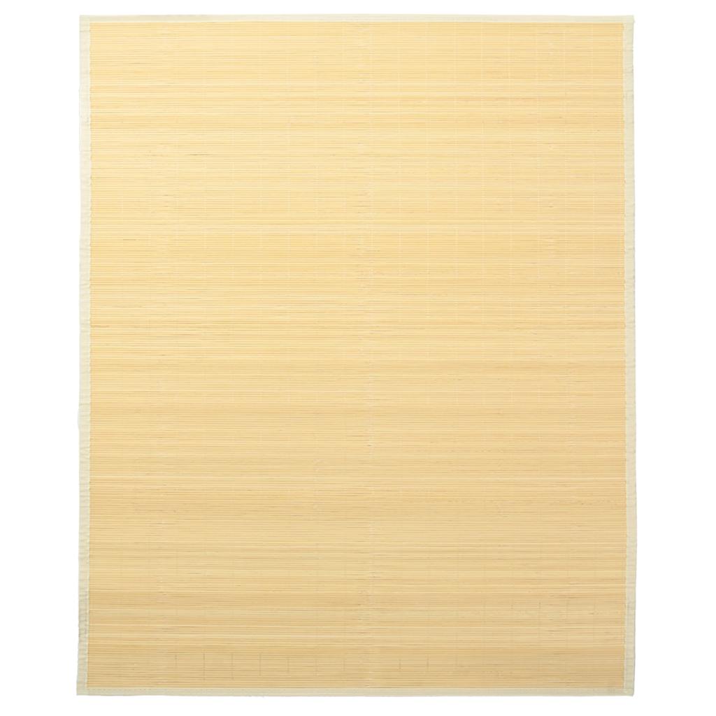 Teppich Bambus 100 x 160 cm Natur