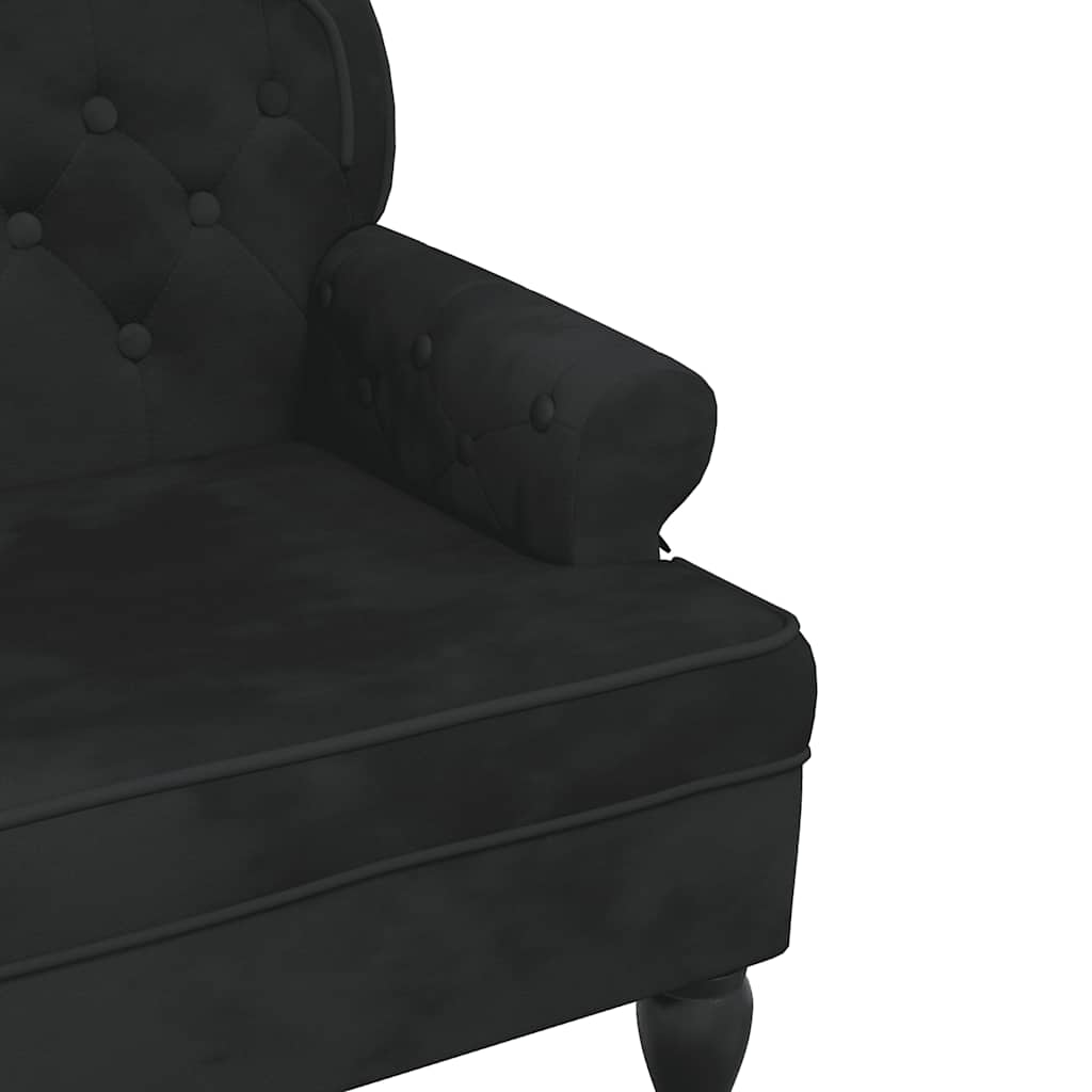 Sitzbank mit Rückenlehne Dunkelgrau 119,5x64,5x75 cm Samt