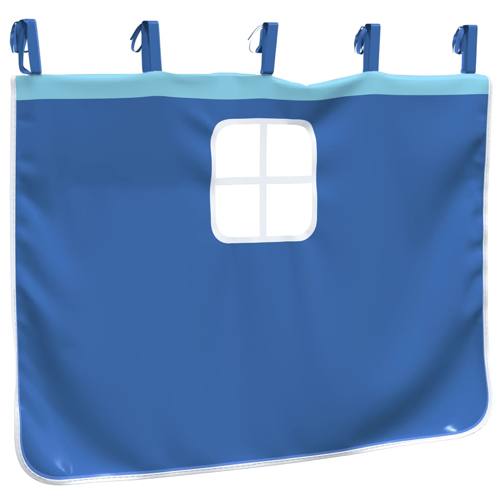 Vorhänge für Hochbett Weiß und Schwarz Polyester