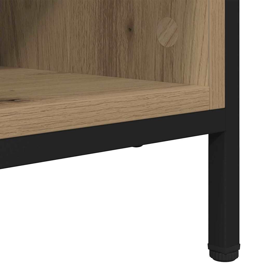 Schuhregal Schwarz 38x35x50 cm Holzwerkstoff