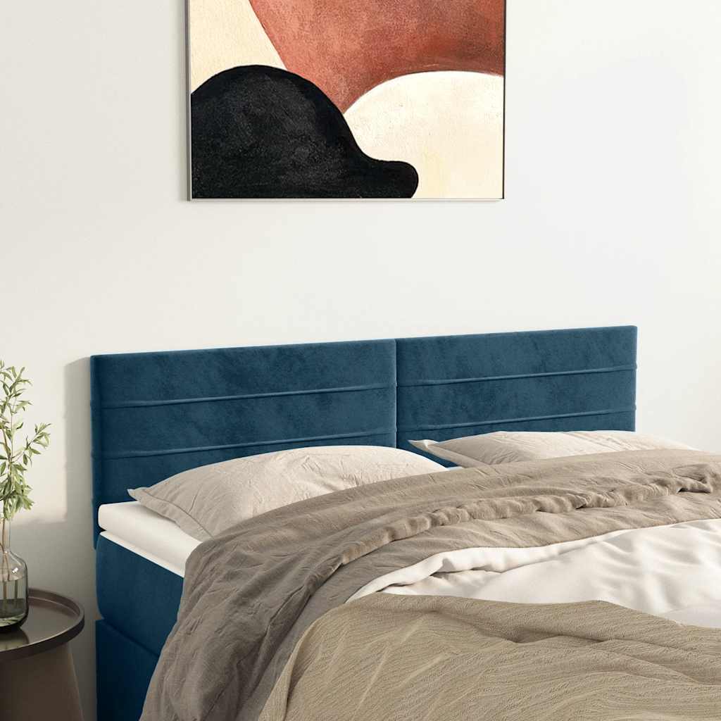 Kopfteil Hellgrau 80x5x118/128 cm Samt