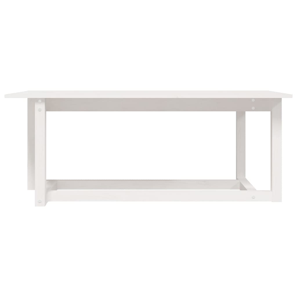 Couchtisch 110x55x45 cm Massivholz Kiefer