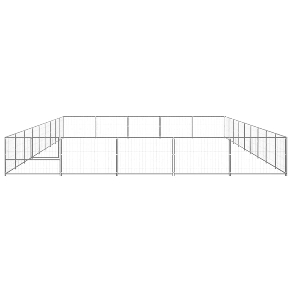 Hundezwinger Schwarz 4 m² Stahl
