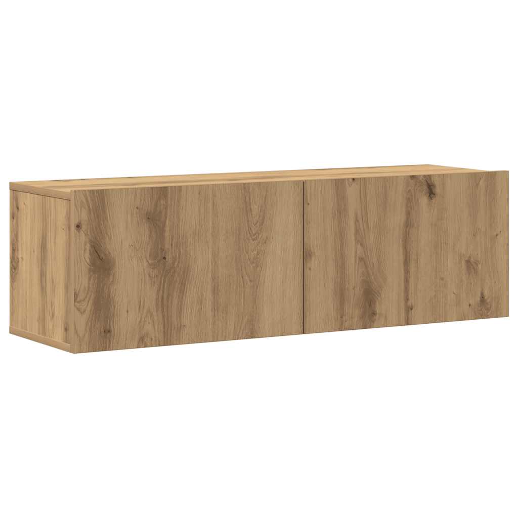 4-tlg. TV-Schrank-Set Weiß Holzwerkstoff