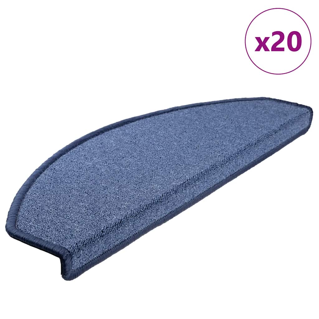Stufenmatten 15 Stk. 56x17x3 cm Anthrazit Halbrund