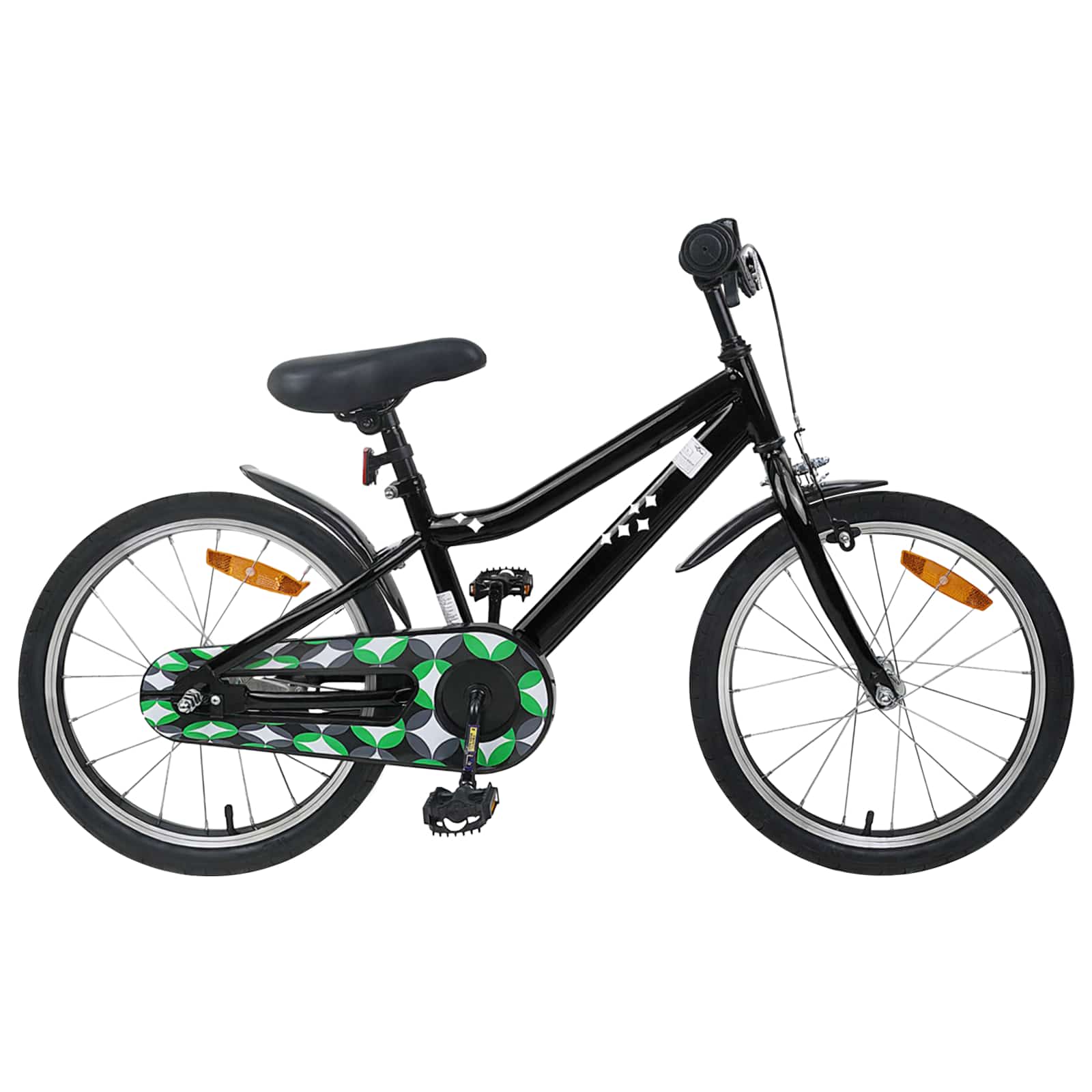 Kinderfahrrad 12 Zoll für 2-4 Jahre alt Schwarz