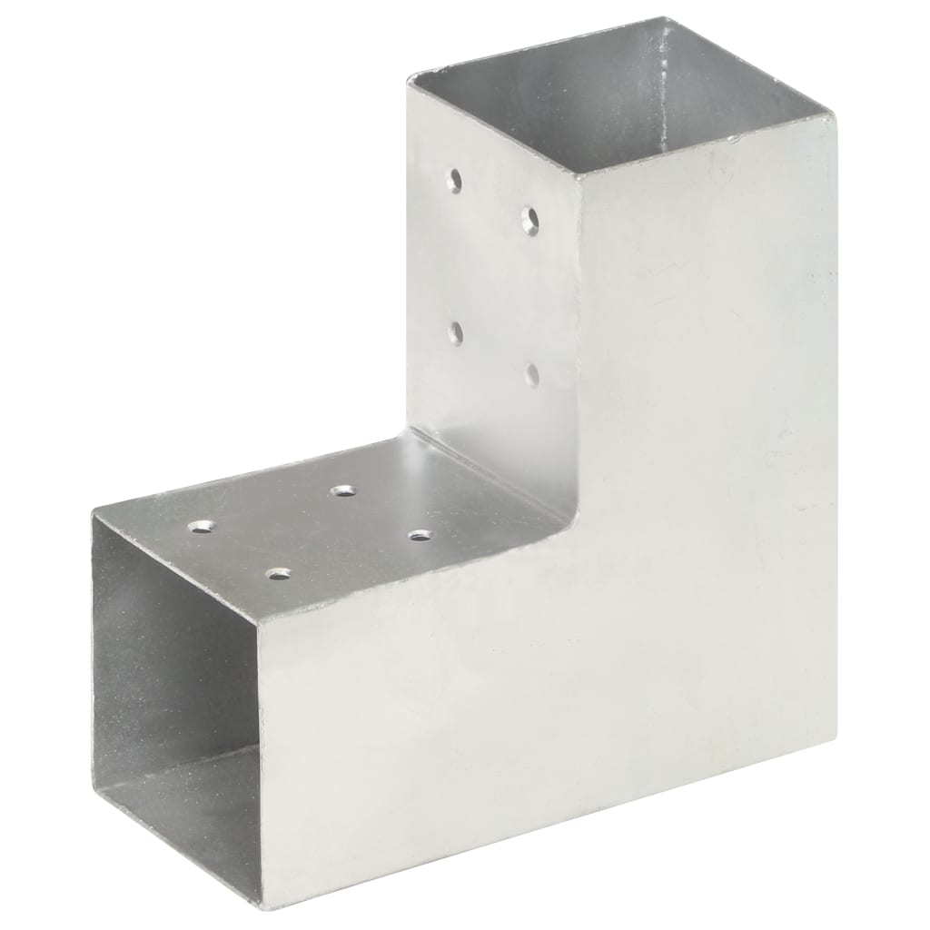 Pfostenverbinder L-Form Verzinktes Metall 71 x 71 mm