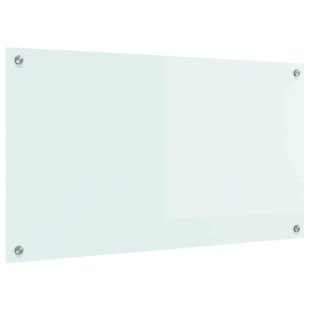 Küchenrückwand 2 pcs Weiß 70 x 40 cm Gehärtetes Glas