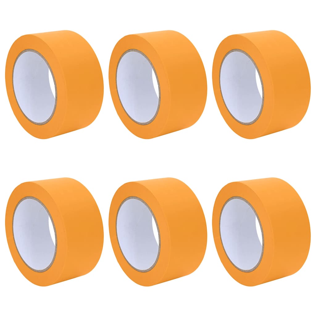 Malerklebebänder 6 pcs Gelb 19mm x 50m Papier
