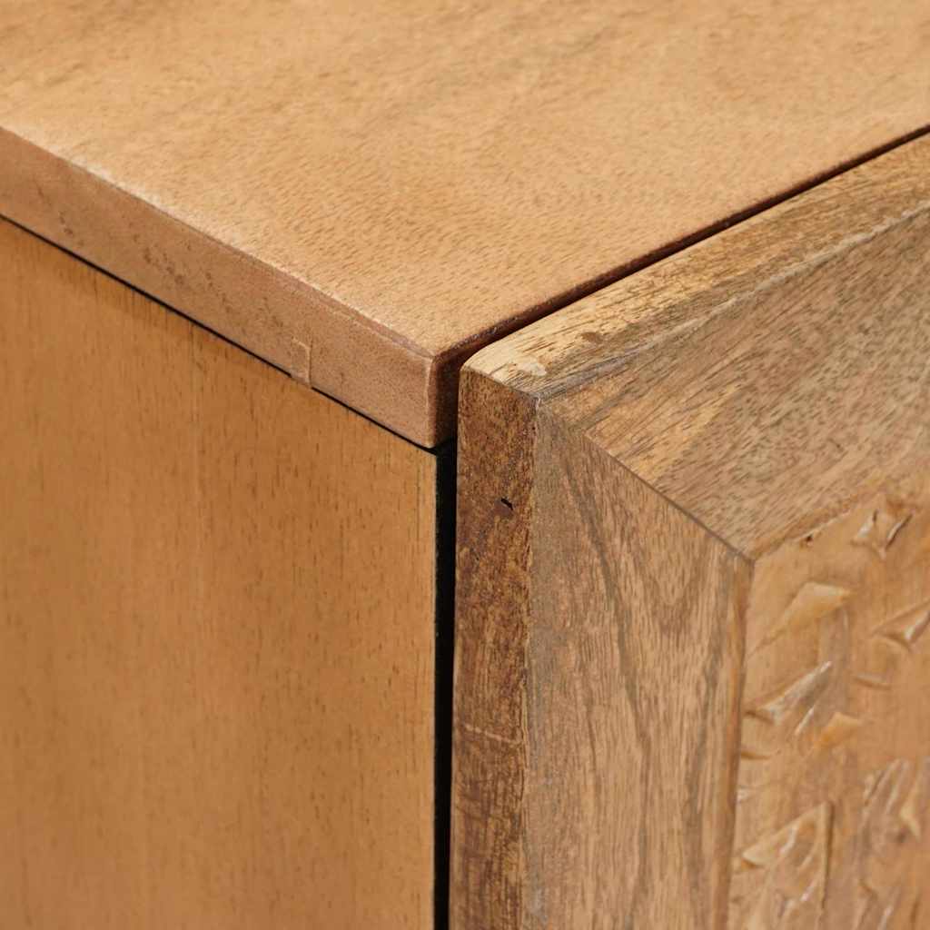 TV-Einheiten Hellbraun 105 x 33 x 46 cm Massivholz Mango
