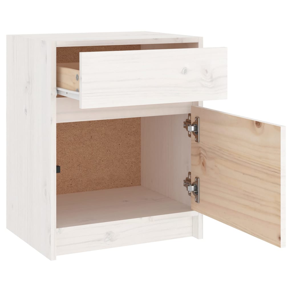 Nachtschrank 40x31x50 cm Massivholz Kiefer