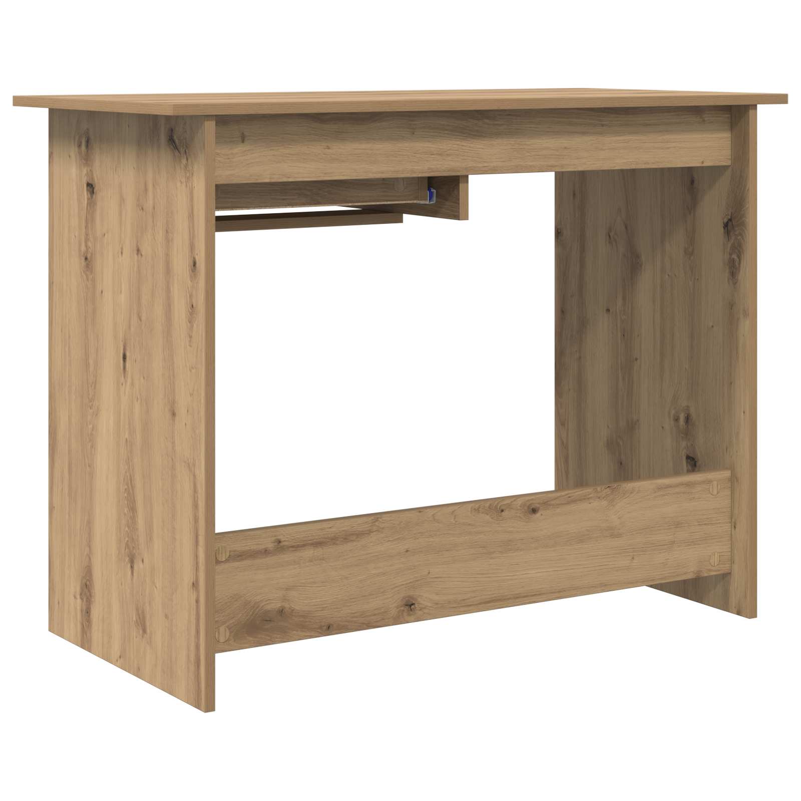 Schreibtisch Weiß 100x50x76 cm Holzwerkstoff