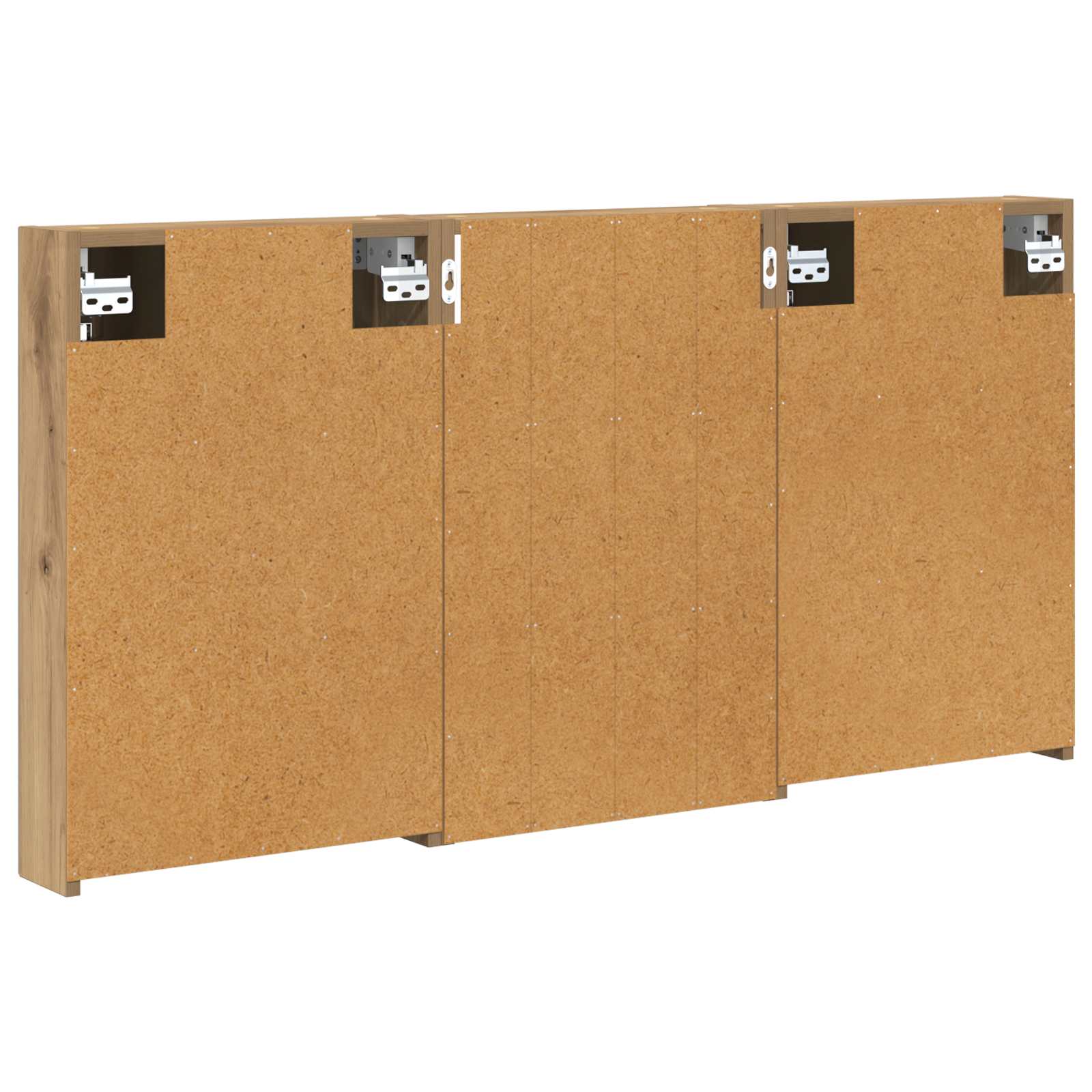 Badezimmerschrank-Set 3 pcs 80 x 10,5 x 50 cm Holzwerkstoff