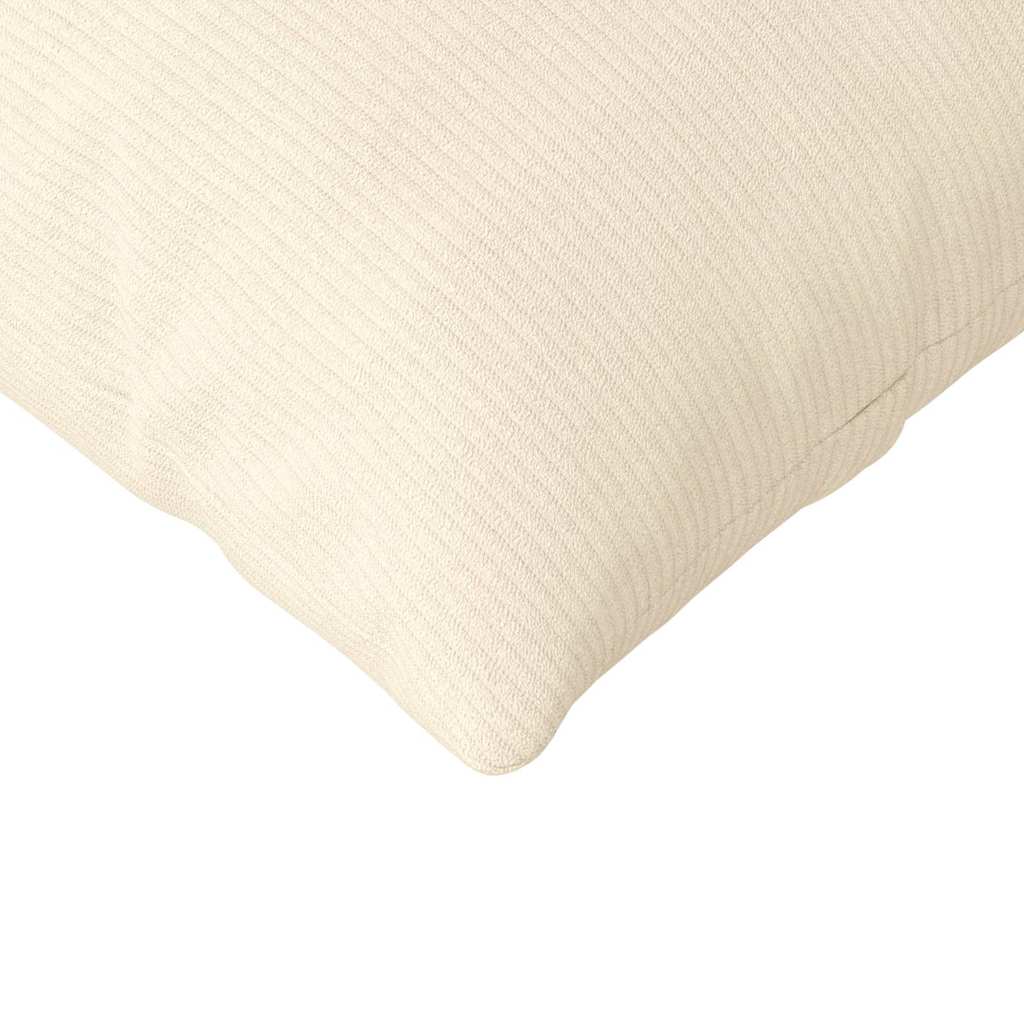 Sofakissen 2 Stück Hellgrau 50 x 30 cm Cordstoff