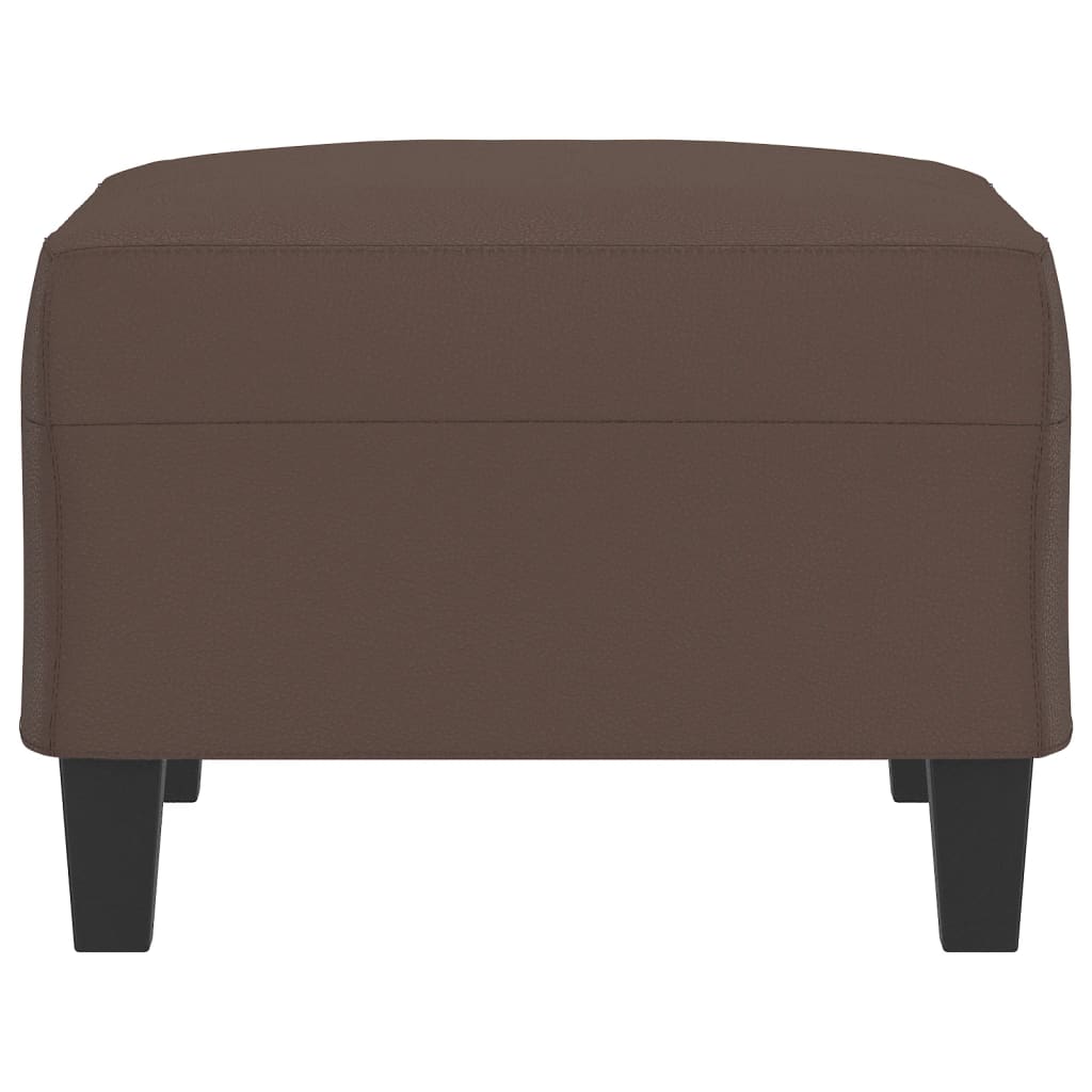 Fußhocker Schwarz 60x50x41 cm Kunstleder
