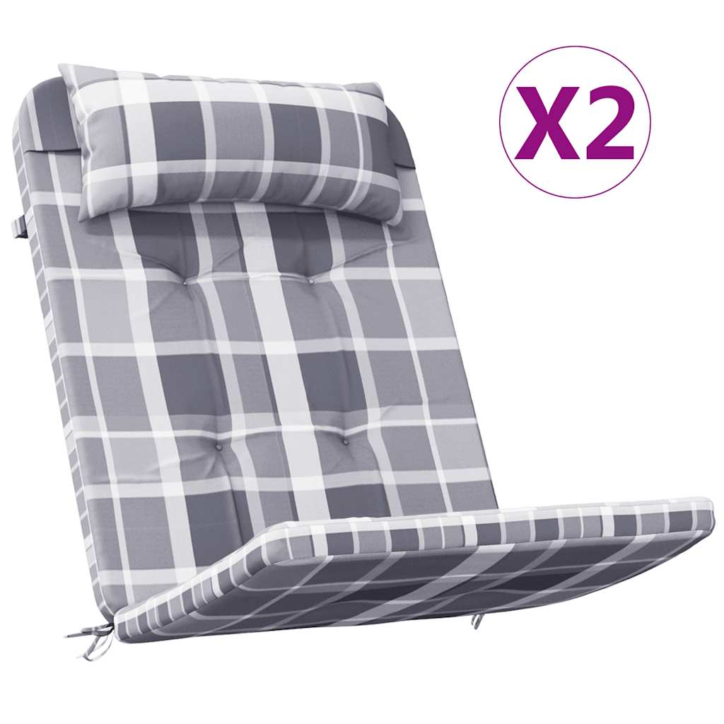 Adirondack-Auflagen 2 Stk. Hellblau Oxford-Gewebe