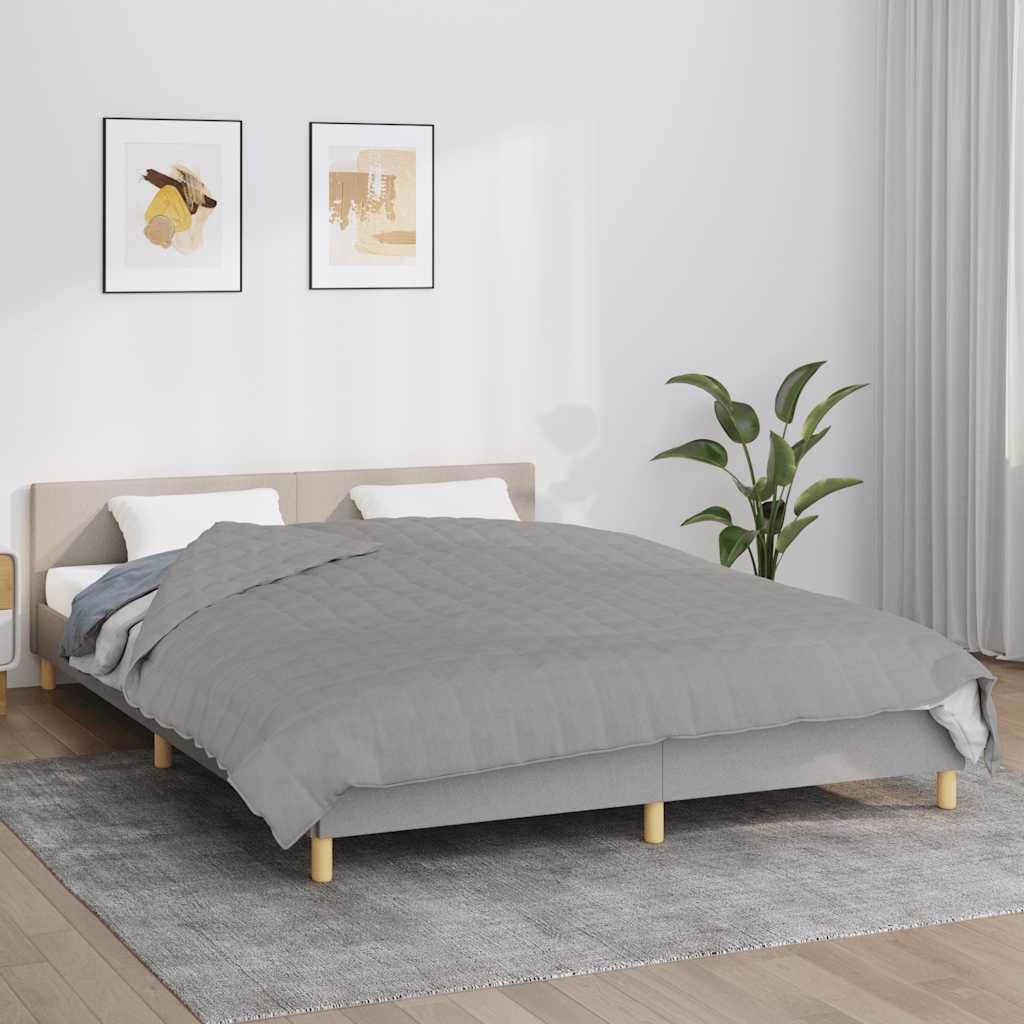 Gewichtsdecke Grau 122x183 cm 5 kg Stoff